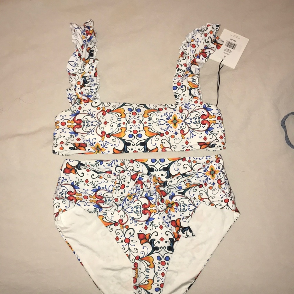 Onia x WeWoreWhat Como Two-Piece bathing suit S